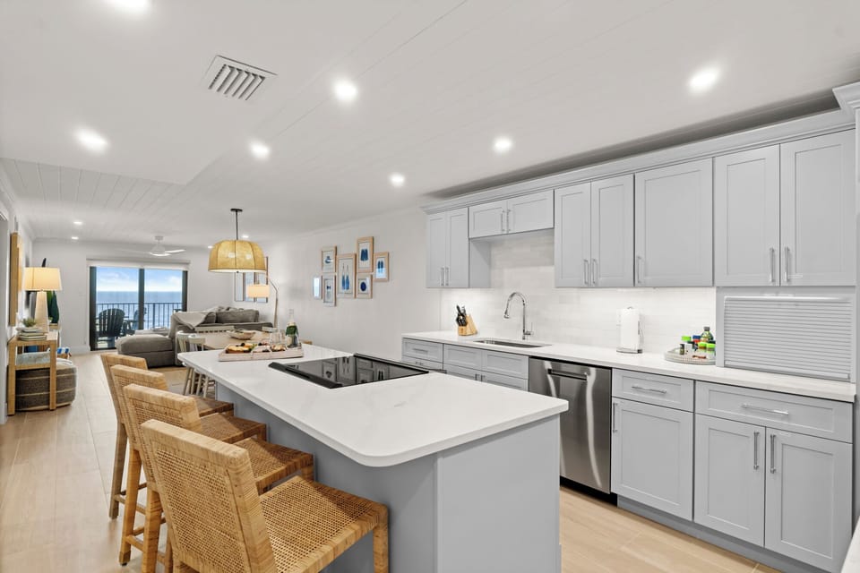 Imagine cooking here while talking with your family