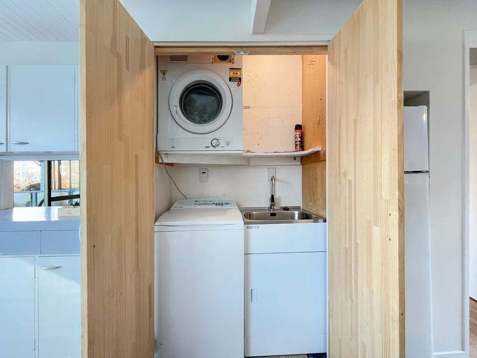 Convenient in-home laundry facilities