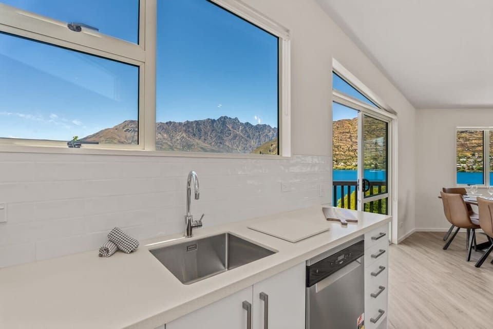 Beautiful views from the kitchen with direct balcony access

