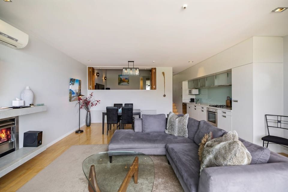Large open plan living, dining and kitchen areas