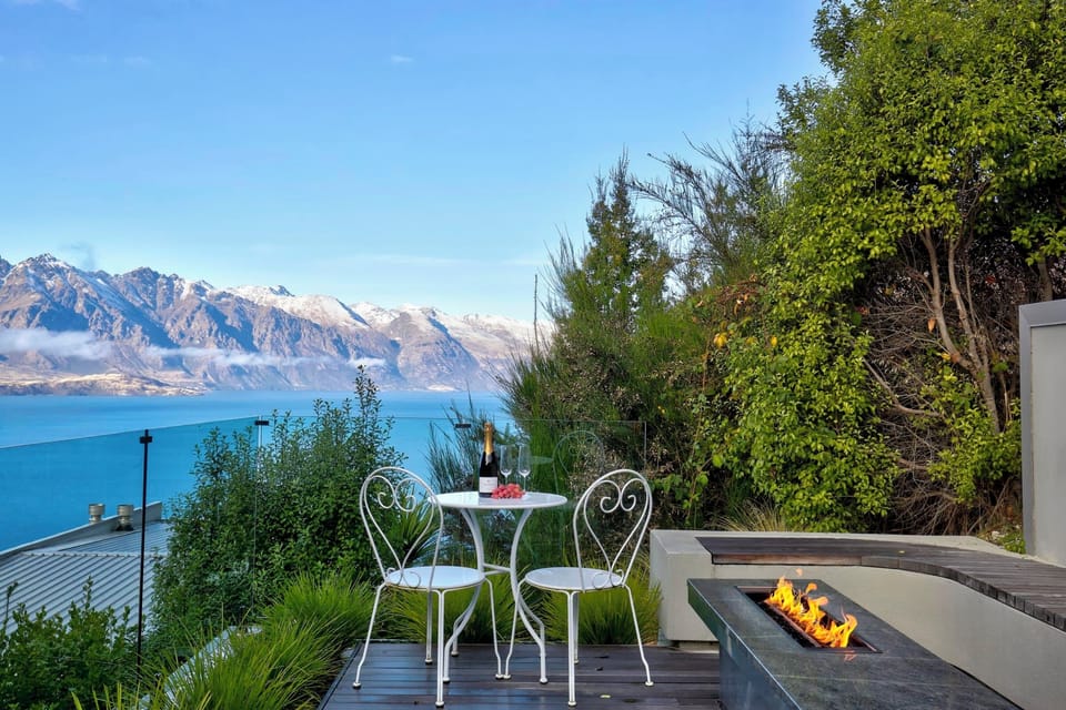 Inviting balcony with stunning scenery