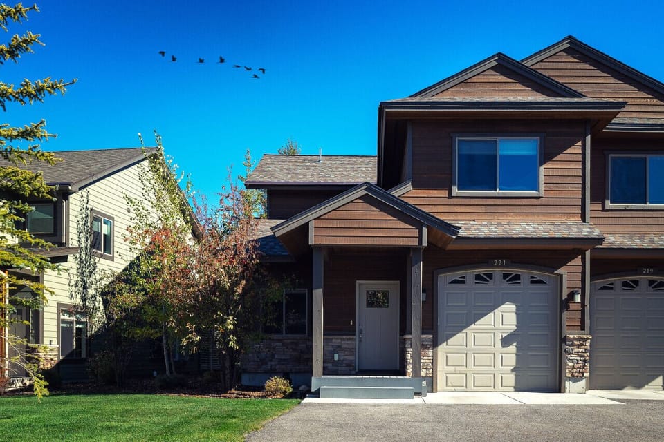 Exterior front of the townhouse
