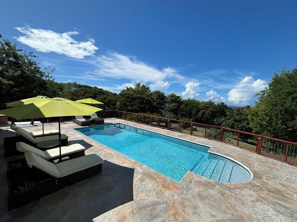 One of the very few large pools in the area.