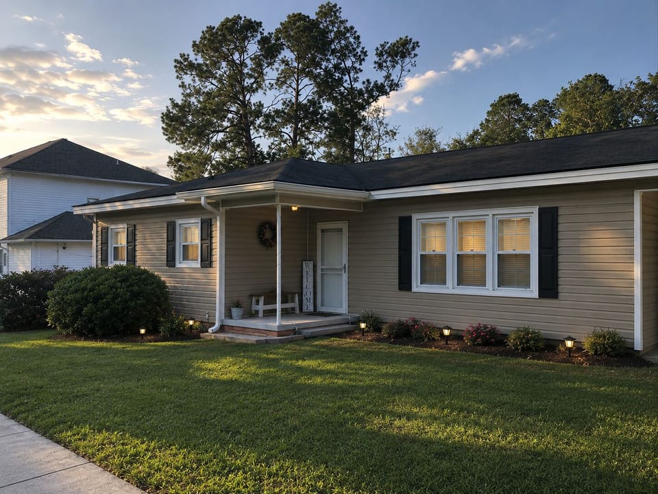 Quiet neighborhood with convenient parking and easy access to local attractions.