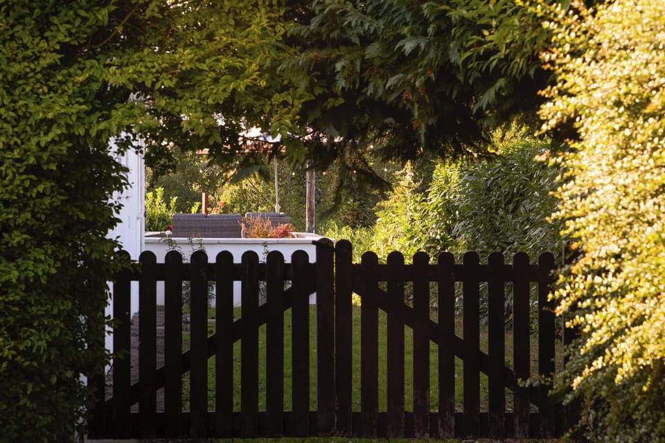 back entrance to patio 