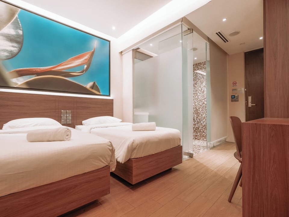 Deluxe Twin Room, No Windows | Desk, laptop workspace, WiFi (free)