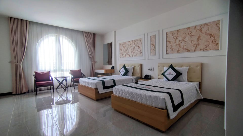 Superior Twin Room, Garden View | Desk, laptop workspace, free WiFi