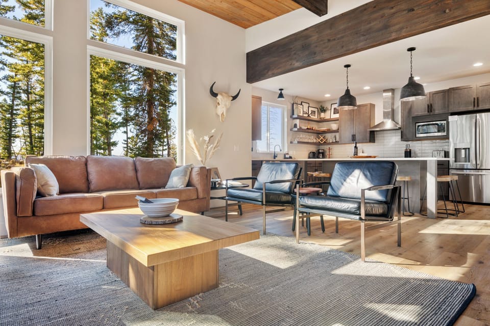 Rustic modern design. 