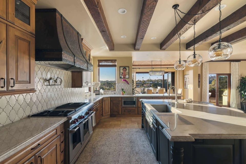 Prepare meals with a view