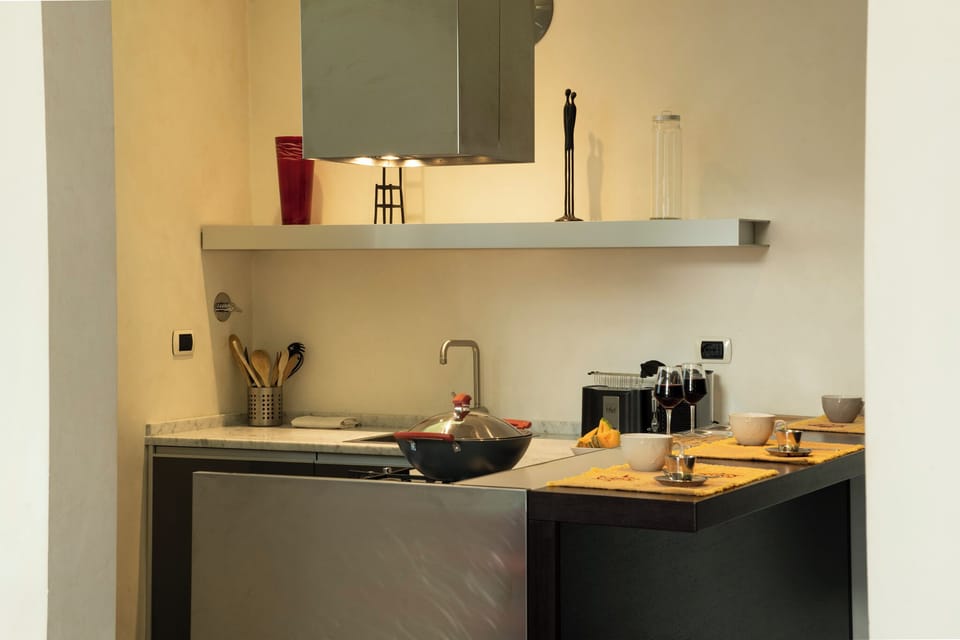 Apartment | Private kitchen | Espresso maker, electric kettle
