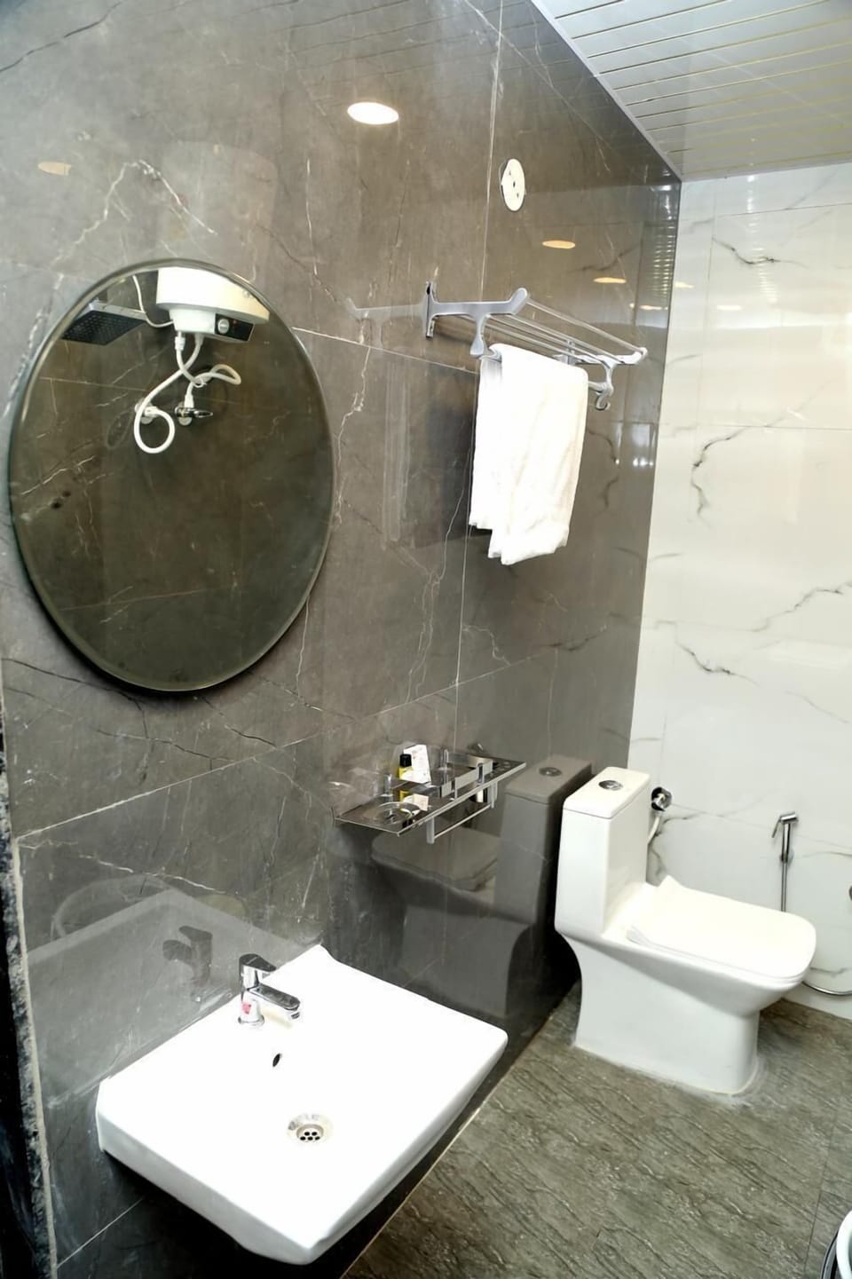 Shower, free toiletries, hair dryer (on request)