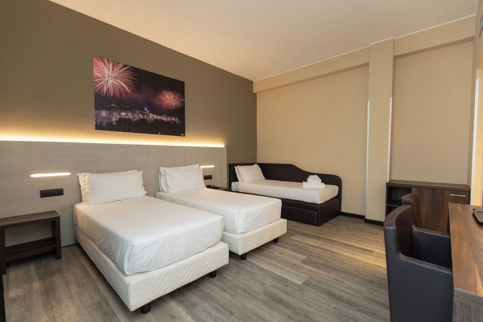Triple Room | In-room safe, desk, laptop workspace, iron/ironing board
