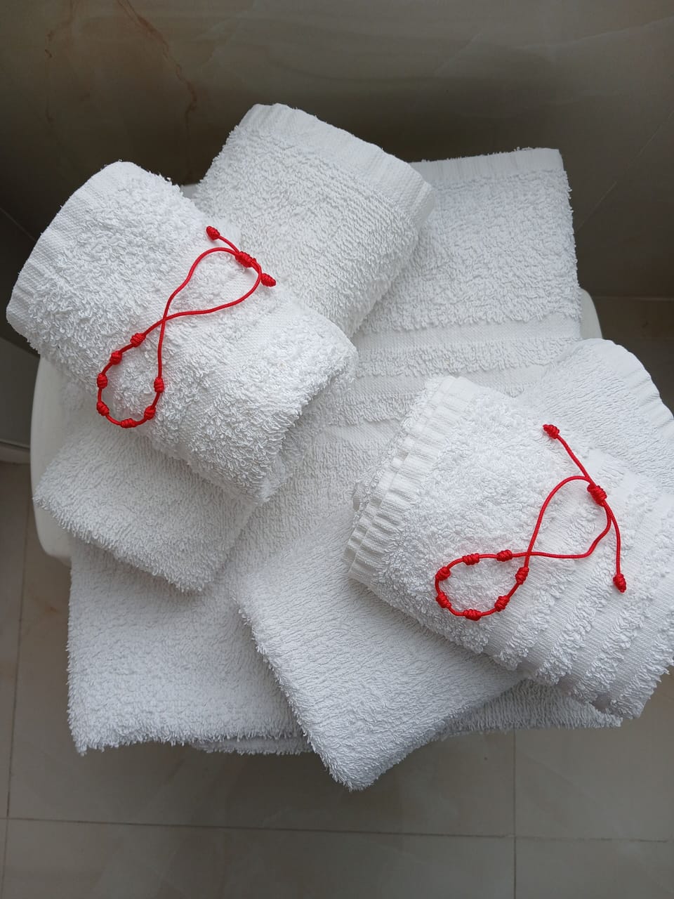 Shower, free toiletries, hair dryer, bathrobes
