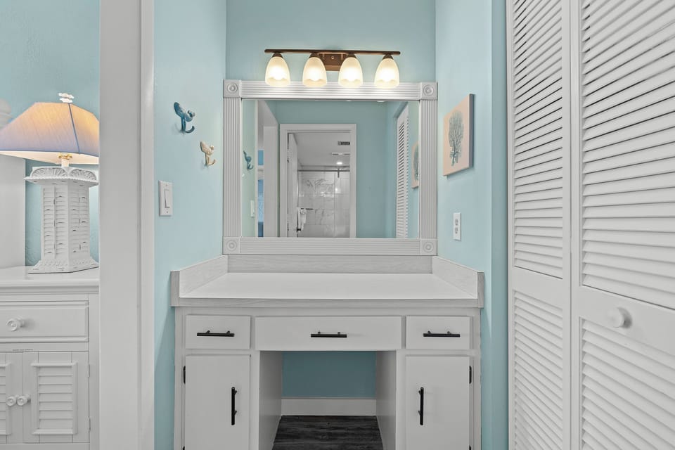 Master bedroom vanity