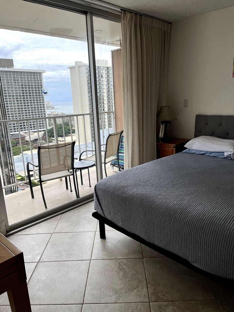 view of the ocean from lanai