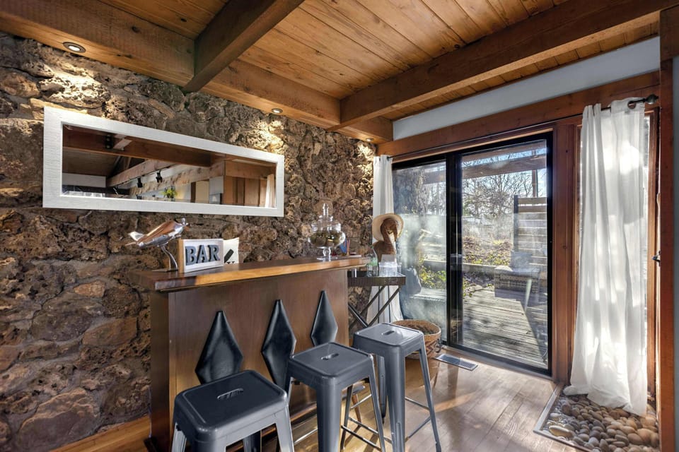 Swap stories & enjoy a beverage together at the bar