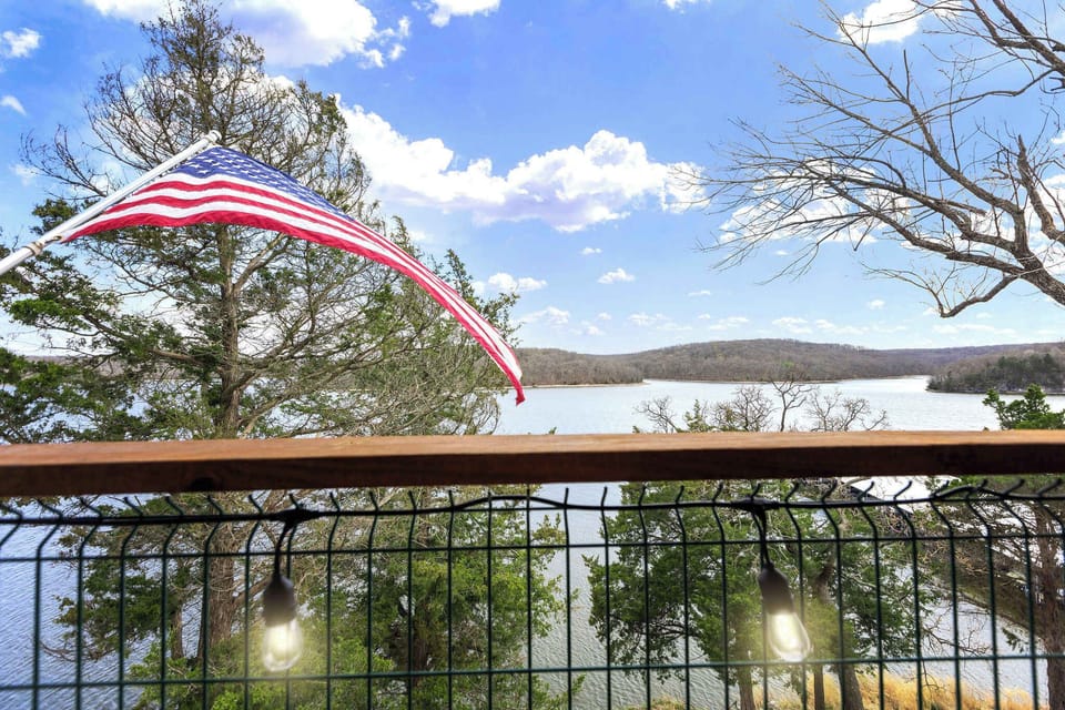 Revel in the breathtaking lake scenery from the private deck