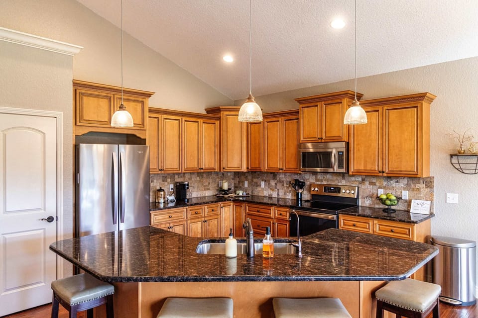 Fully equipped kitchen