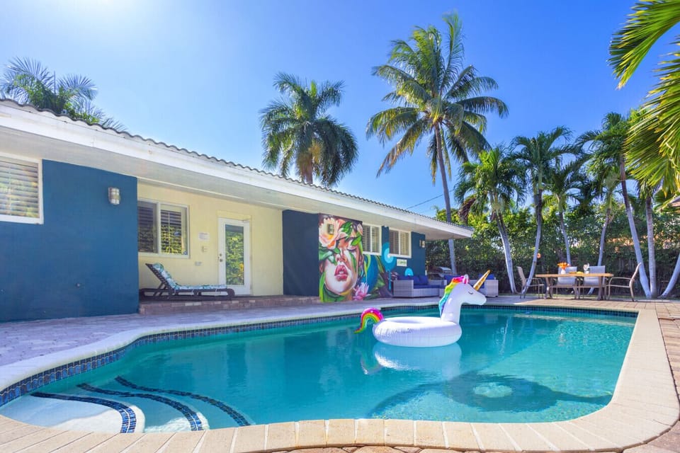 sunny pool