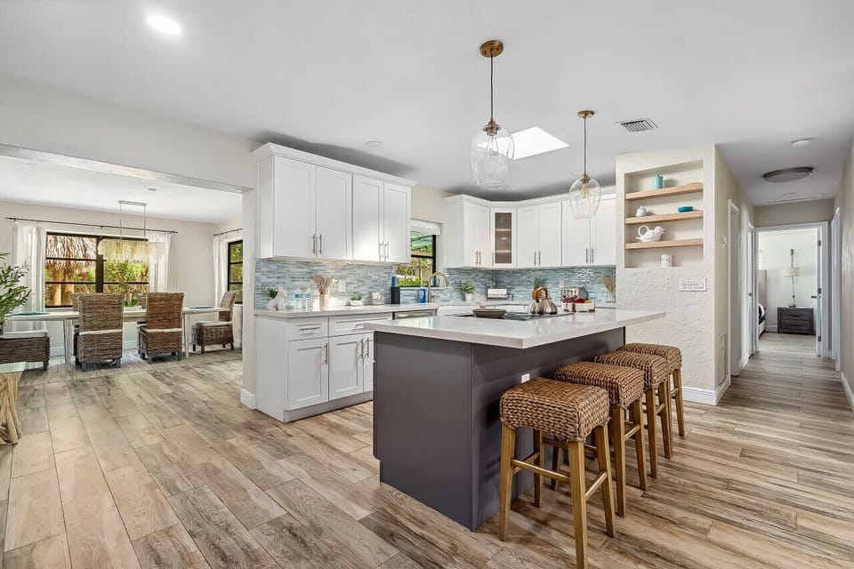 Stylish Kitchen with Plenty of Room to Cook and Gather