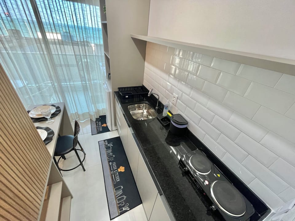 Deluxe Apartment, Balcony, Sea View | Private kitchen