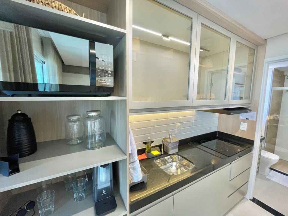Deluxe Apartment, Balcony, Sea View | Private kitchen