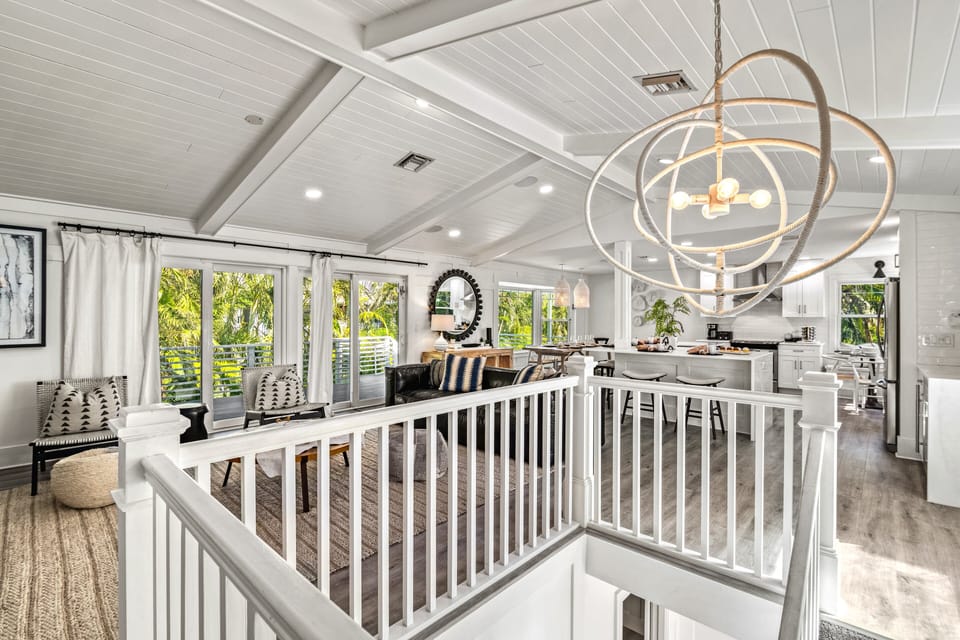 A bright and airy lounge designed for effortless indoor-outdoor living.