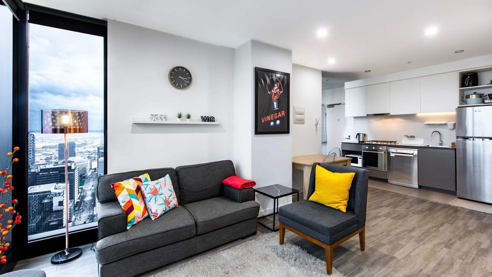 Open Living and Kitchen Space