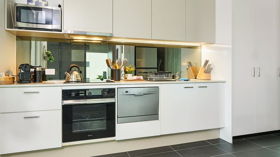 Stylish kitchen with everything needed for a comfortable stay