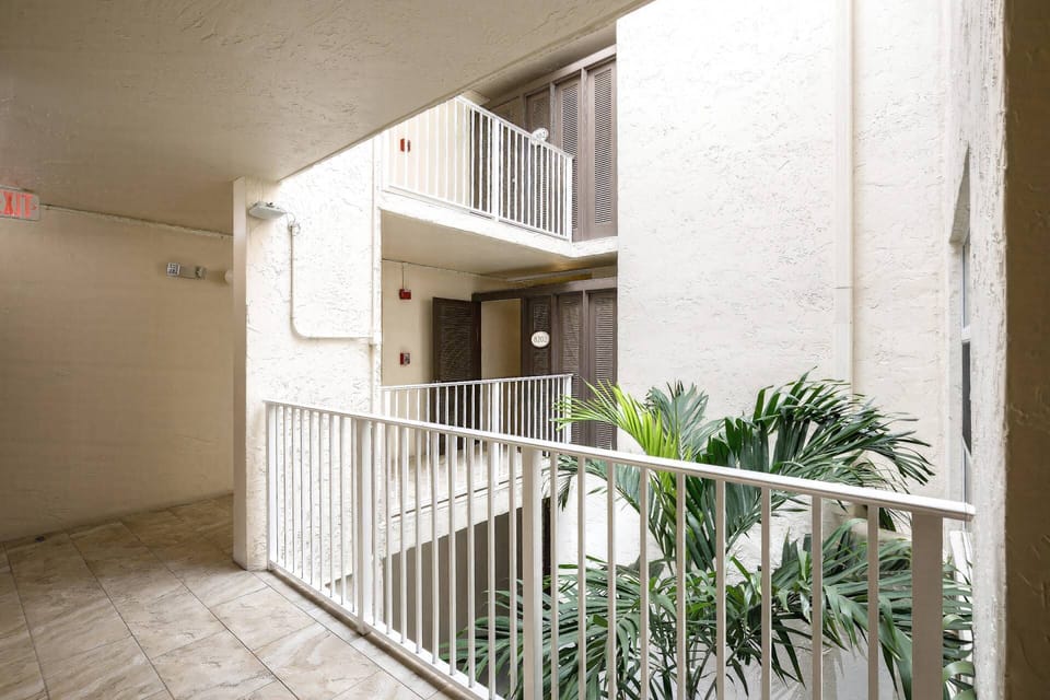 A lush, tropical walkway leads you to Duck Key Getaway, setting the perfect tone for a relaxing and scenic retreat.