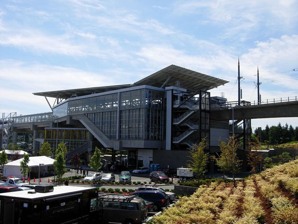 Tukwila International Boulevard Light Rail Station with Park and Ride