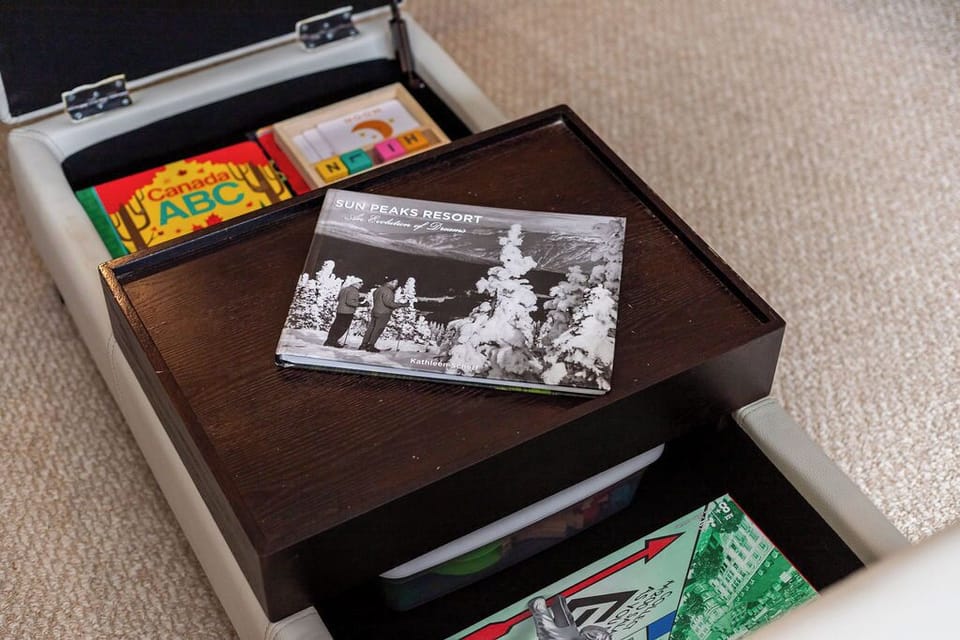 Board games, cards, colouring, toys, reading material to enjoy for all ages. 