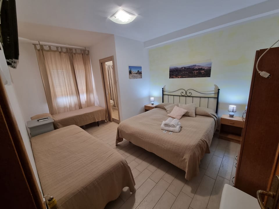 Down comforters, desk, blackout drapes, free WiFi
