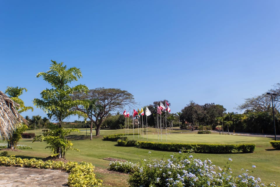 Step outside to enjoy the scenic views of Los Marlins Golf Course, located right in front of the villa. 