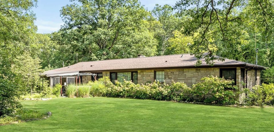 This dual-home listing is dog-friendly! Stay with us at comfortable White Oaks Haven & Woodland Pines Cottage and enjoy a woodland escape in these adjacent homes, less than 200 feet apart.