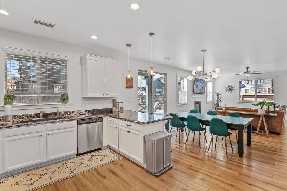 Enjoy meals in a well-appointed kitchen designed for both style and convenience.