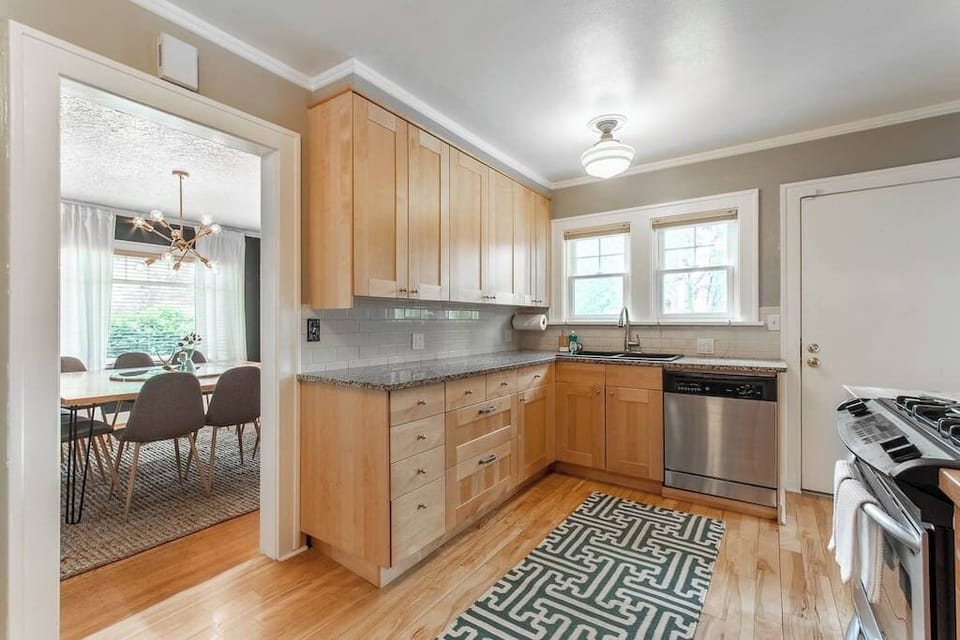 Galley style kitchen with all the fixin's!