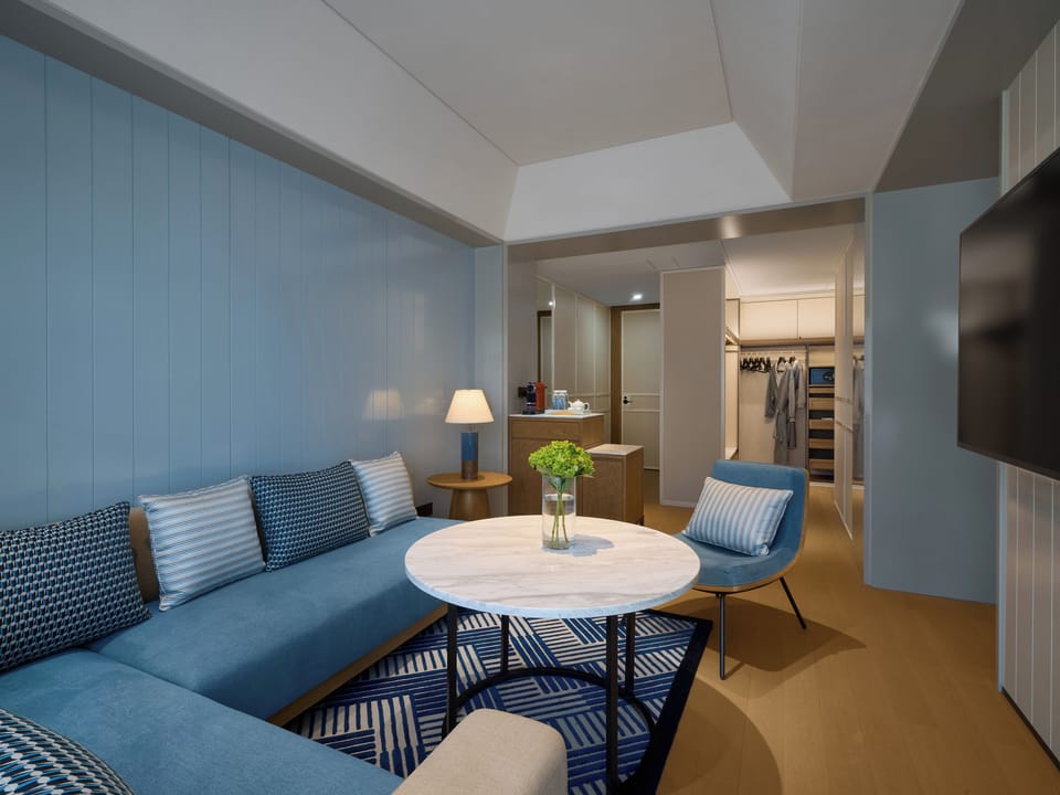 Suite, 1 King Bed (Centric) | Premium bedding, down comforters, pillowtop beds, minibar