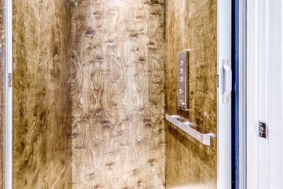 Elevator with access to all 3 floors