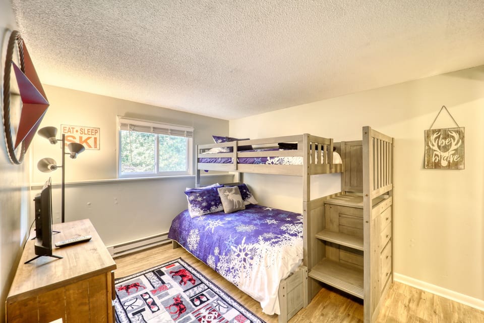 Downstairs Full over Queen Bunk Ensuite