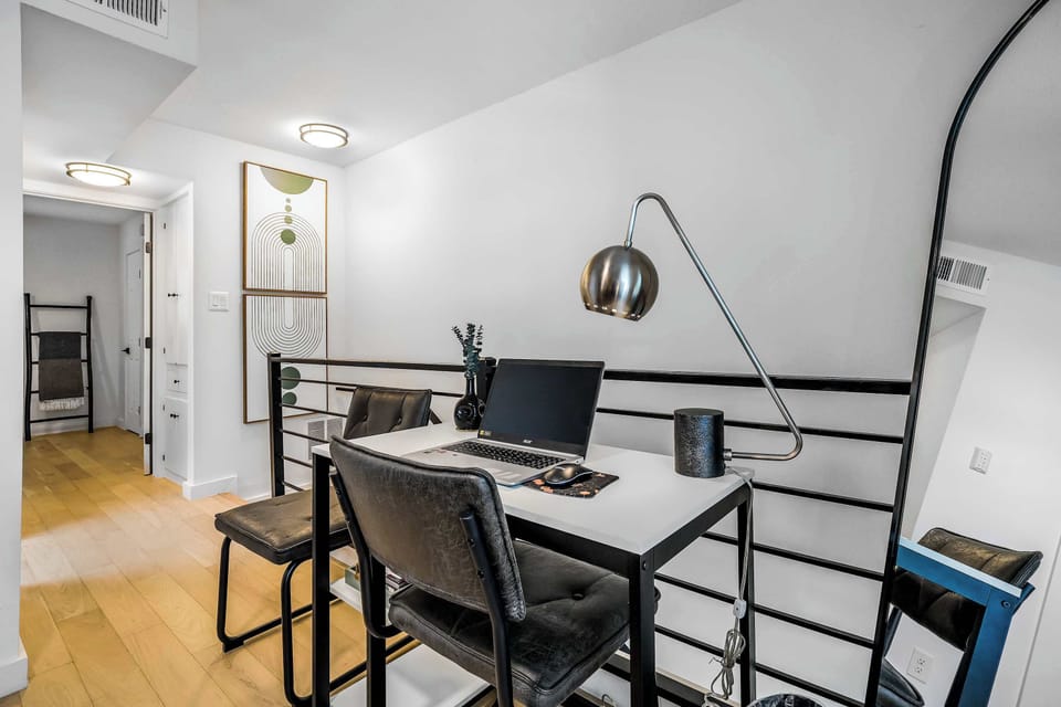 Upstairs Loft Bedroom Dedicated Work Space
