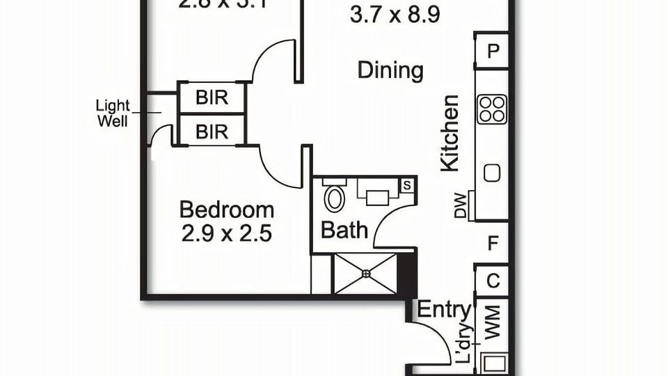 Smartly designed floor plan maximizing comfort, functionality, and space.
