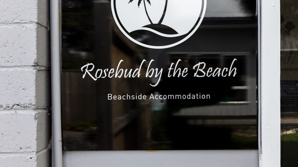 Entry signage for Rosebud by the Beach