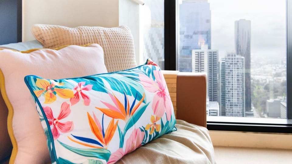 Capture city magic through the windows of our modern living space