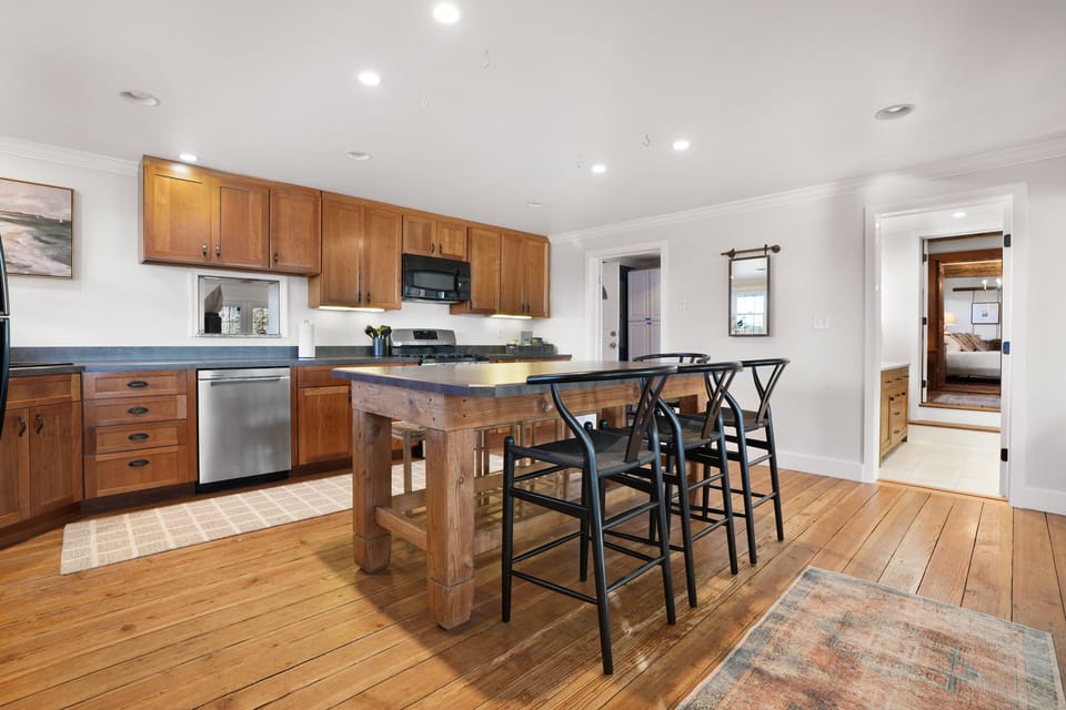 The large bar top is perfect for family game nights! Calling all my coffee people! Check out this Jura espresso machine!