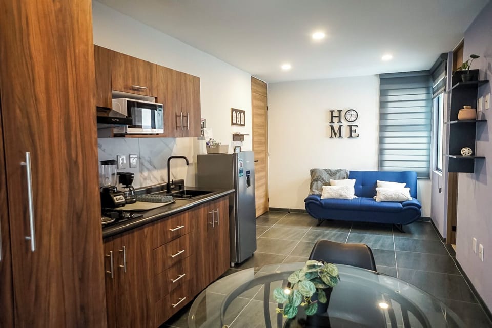 1BR Flat with Smart Access & Parking Apartment in San Luis Potosi