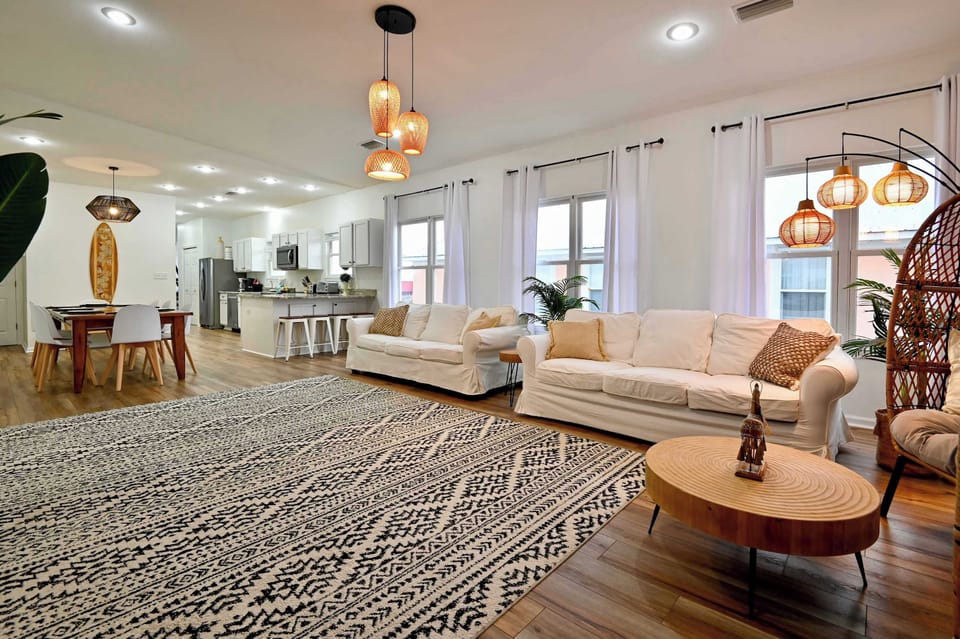 Relax in the spacious, sunlit comfort of the living room