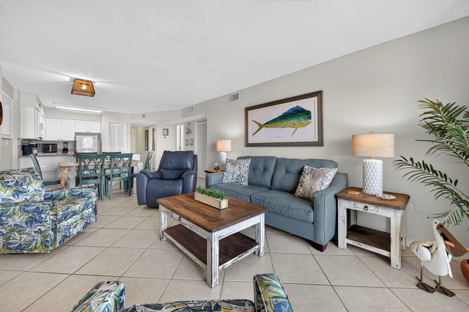 Living Room with comfy furniture