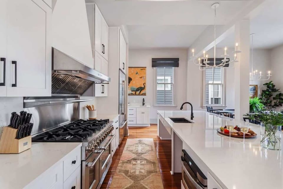 Kitchen | Open Concept Kitchen with Island and Bar Seating | First Floor