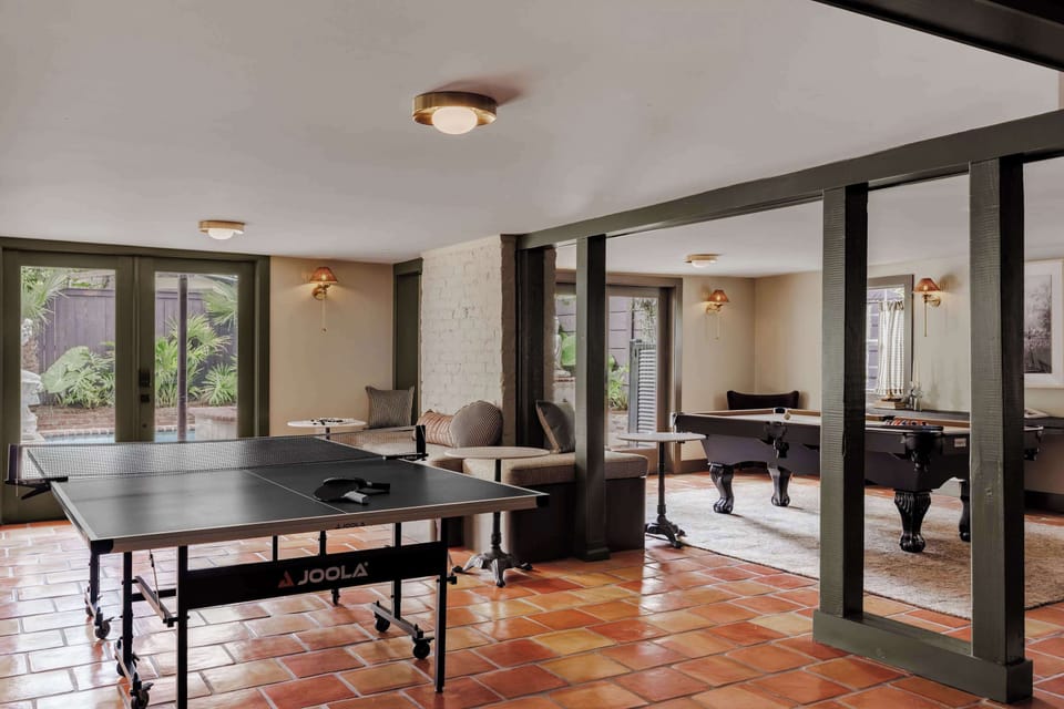 Game Lounge | Game Area with Pool Table and Ping Pong Table | Ground Floor